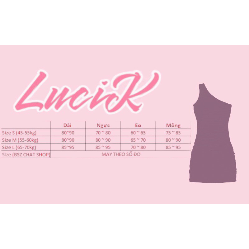 Đầm body thun gân rút hông lệch vai