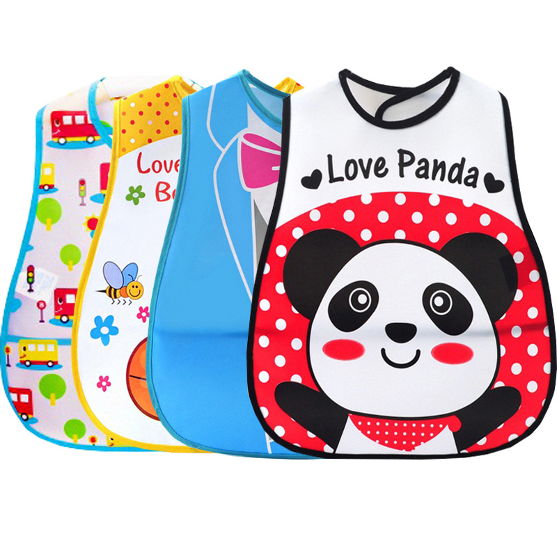 Yếm ăn dặm pha nilon chống thấm nước BQSHOP