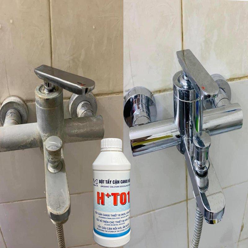 Bột Tẩy Cặn Can Xi,Siêu Tẩy Trên INOX HT01 Loại 250gam