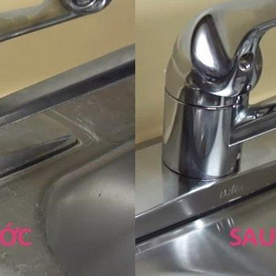 Bột Tẩy Cặn Can Xi,Siêu Tẩy Trên INOX HT01 Loại 250gam