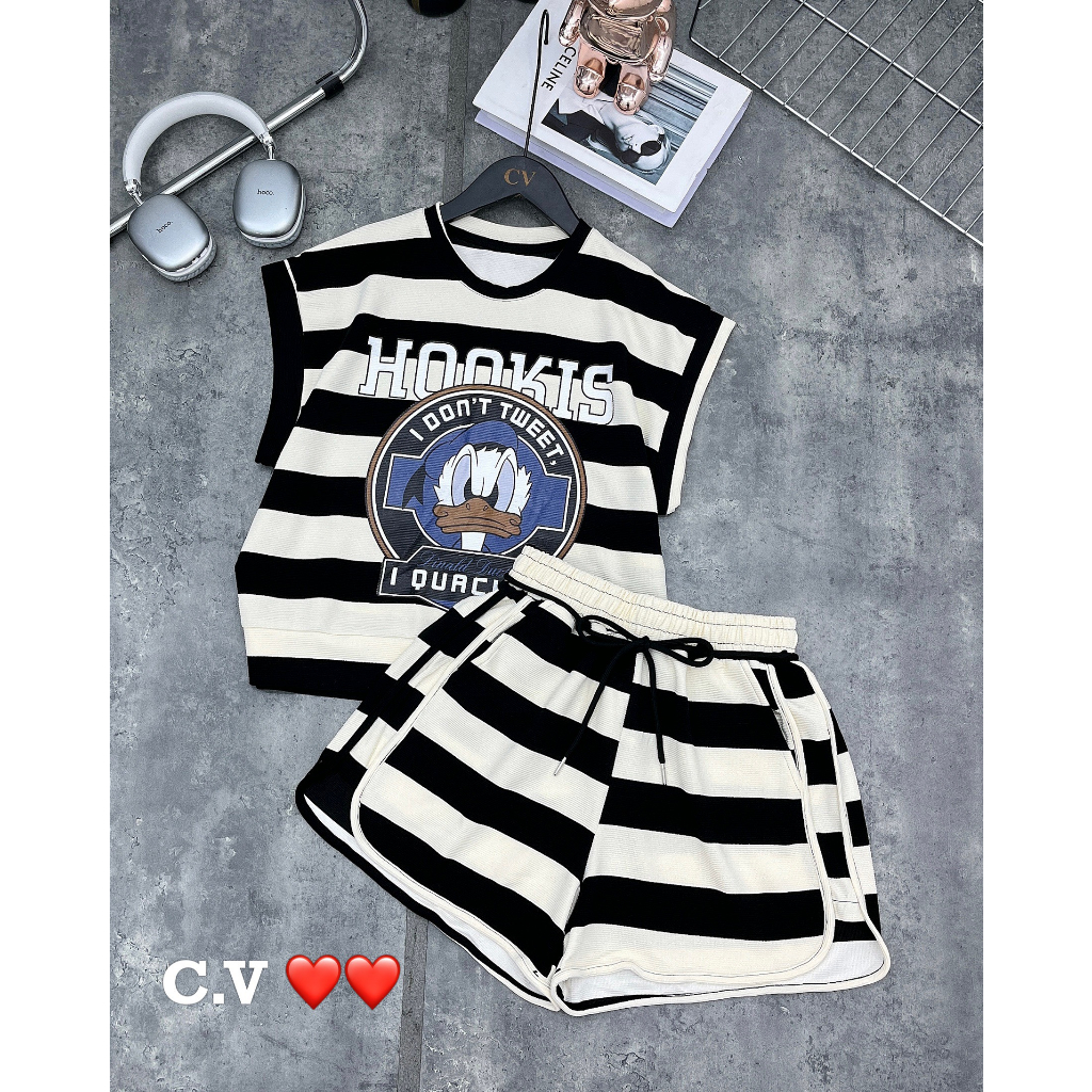 Set kẻ ngang sát nách Donal hàng QC