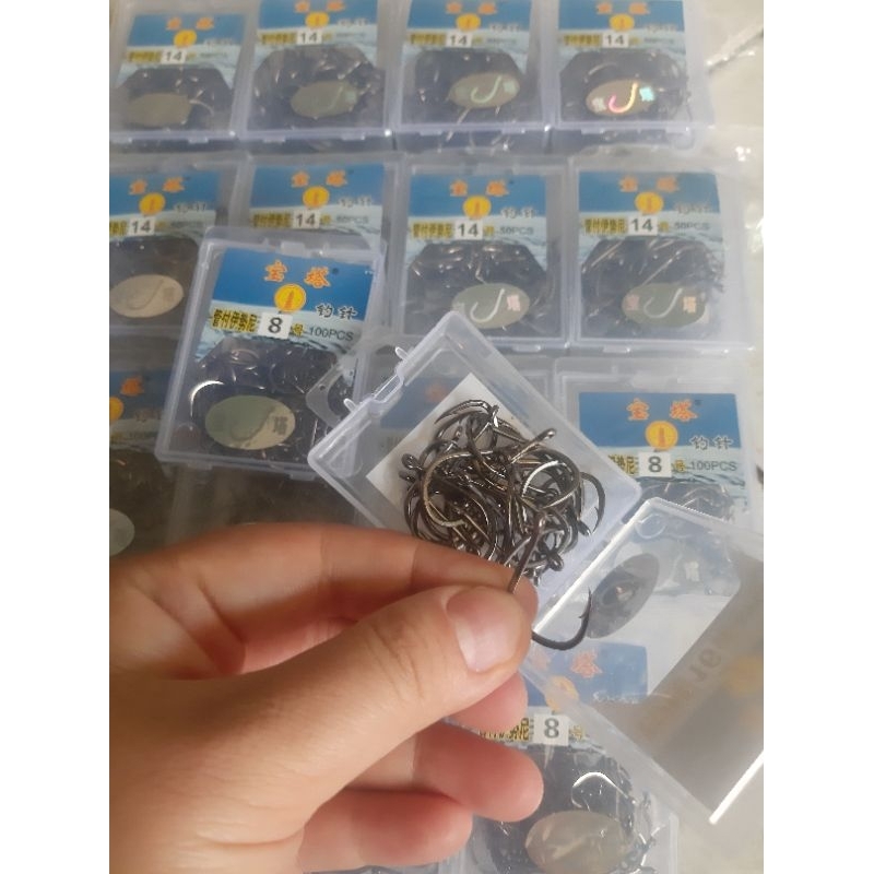 Lưỡi Câu Cá Tháp Xanh Siêu Bén, Lưỡi Câu Siêu Cứng Chuyên Câu Đơn,Đài, Câu Chép,Rô Phi, Câu Tra...Làm Nho.