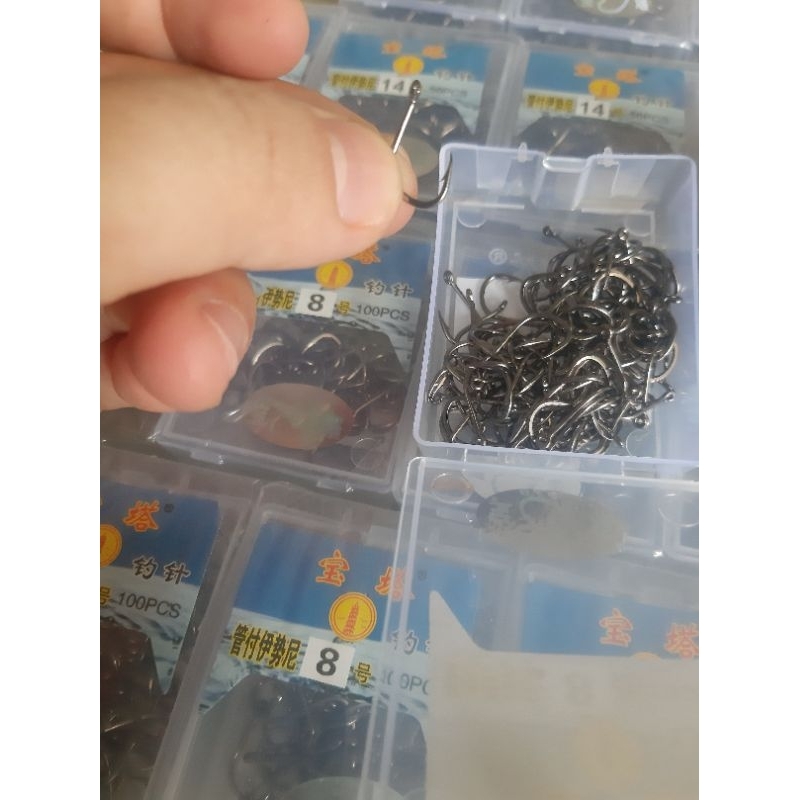 Lưỡi Câu Cá Tháp Xanh Siêu Bén, Lưỡi Câu Siêu Cứng Chuyên Câu Đơn,Đài, Câu Chép,Rô Phi, Câu Tra...Làm Nho.