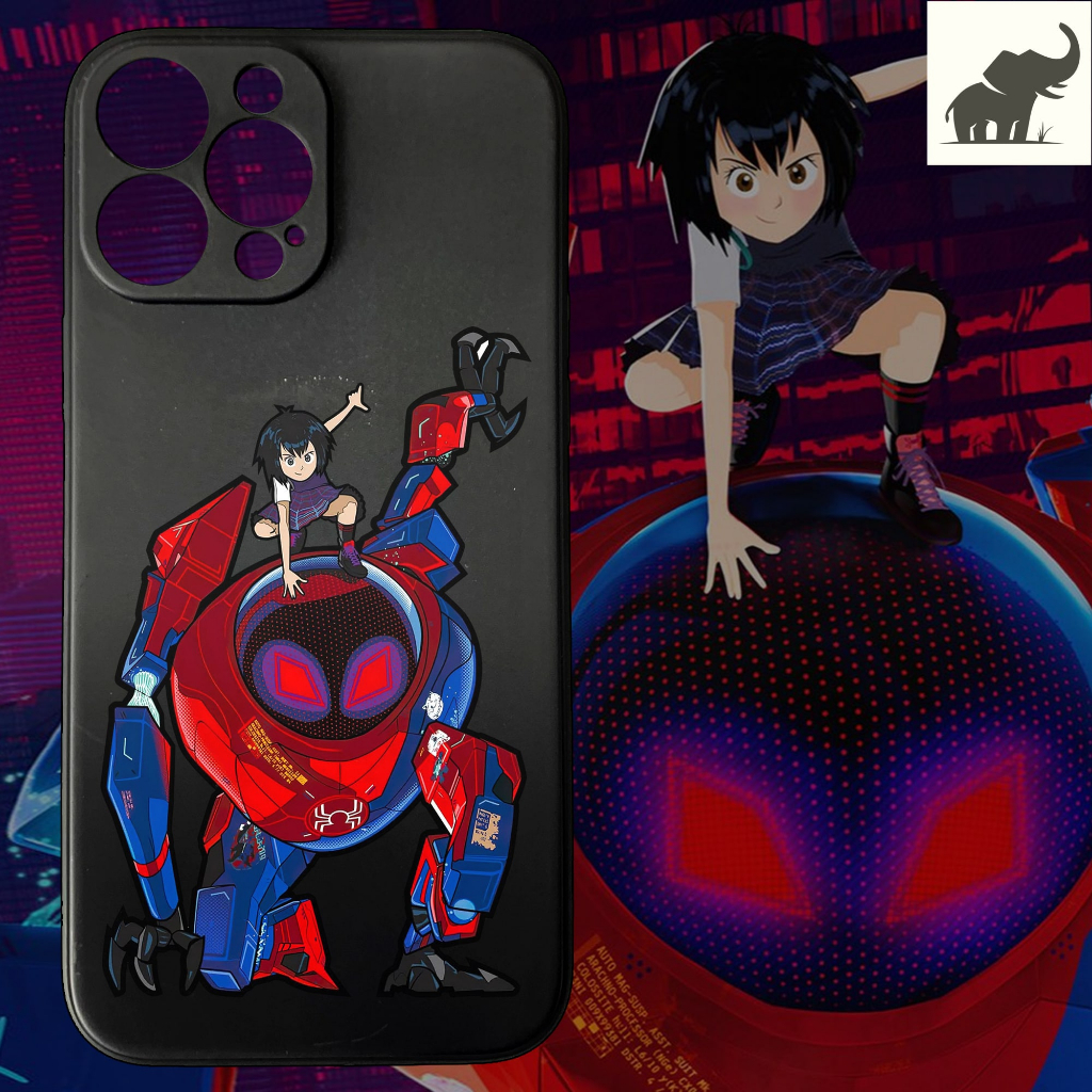 Ốp lưng điện thoại họa tiết Người Nhện Penny Parker Spider Man cho 6 7plus 8plus X Xr XsM 11 12 13 Promax 14 ProMax TP