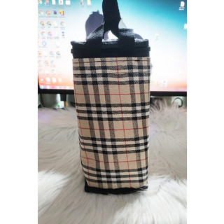 túi giữ nhiệt bình nước nhiều dung tích có dây kéo có lớp cách nhiệt- cao 21cm x ngang 10cm x rộng 10cm