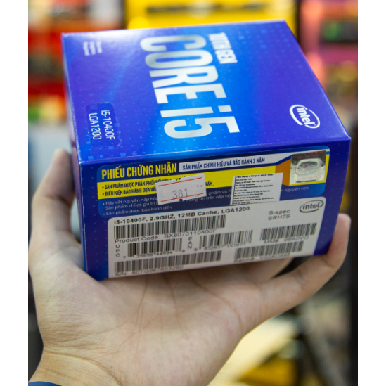 CPU INTEL CORE I5-10400F SOCKET INTEL LGA 1200, BẢO HÀNH 3 NĂM