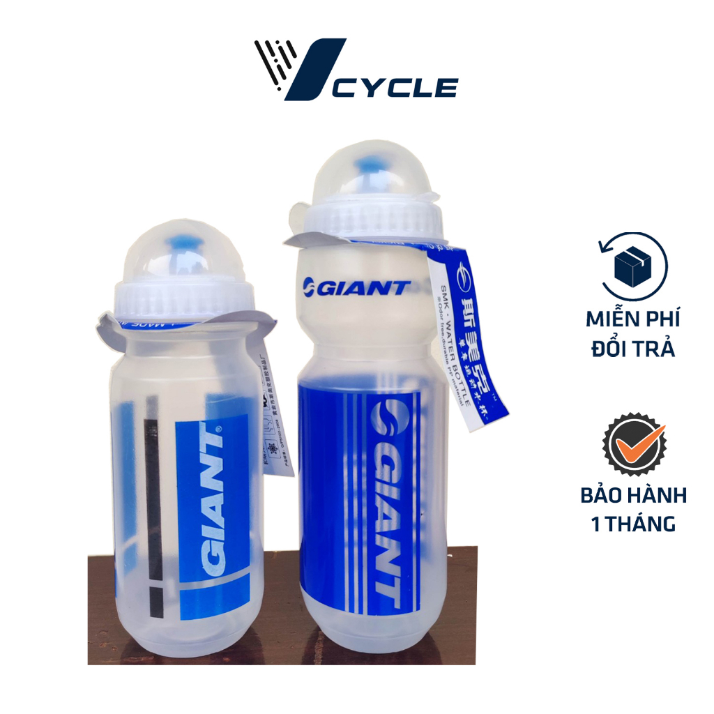 Bình nước cho xe đạp thể thao có van đóng mở nhanh, nắp chống bụi