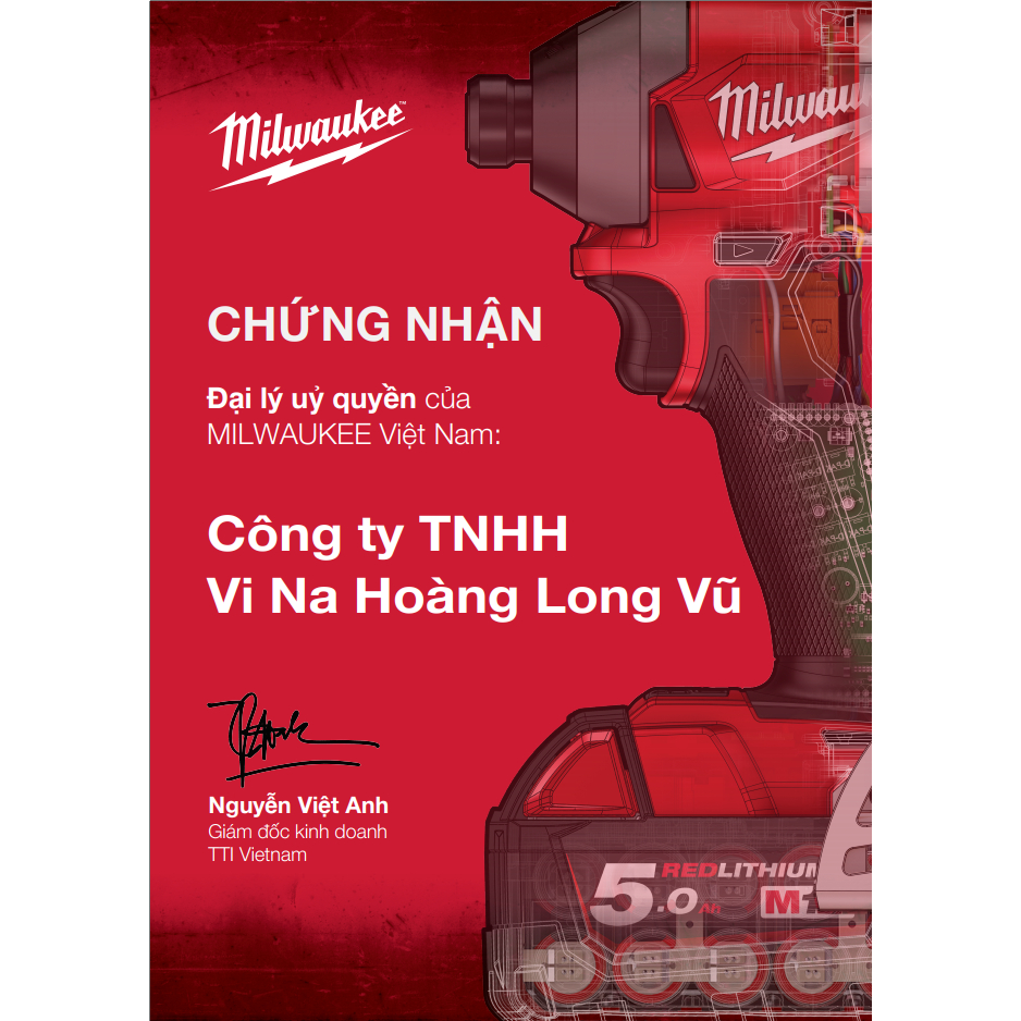 Thước cuộn 5m Milwaukee 48-22-0616 có nam châm. Thước dây thép chống gãy, kéo thả êm ái.