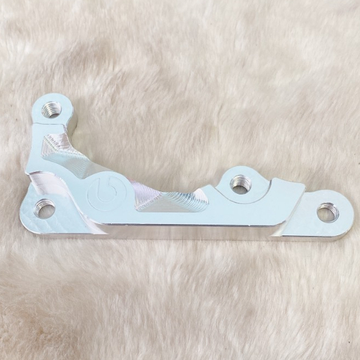 Pát  gắn đĩa 220mm lên heo BB 2 pis đối xứng