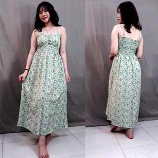Đầm lụa 2 dây Hawai