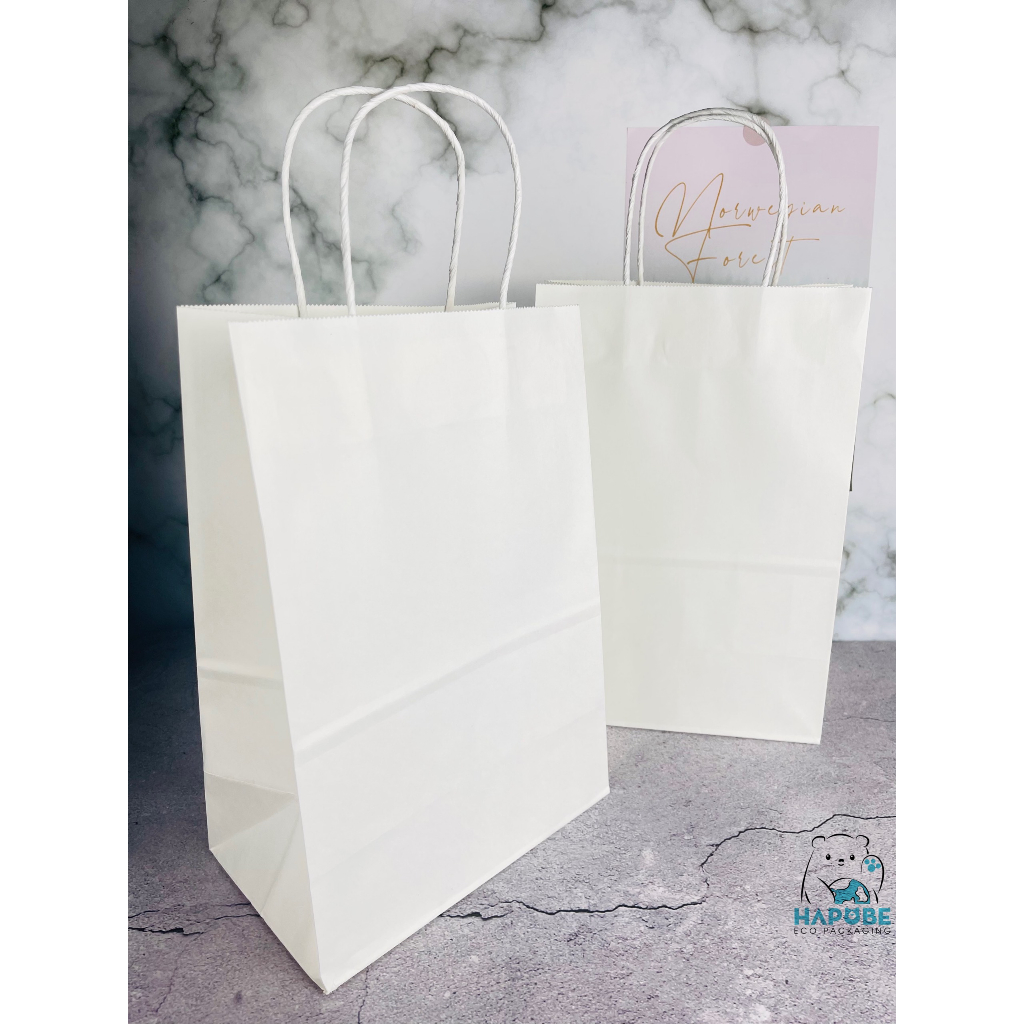 Túi giấy kraft Nhật- túi xi măng có quai Hapobe