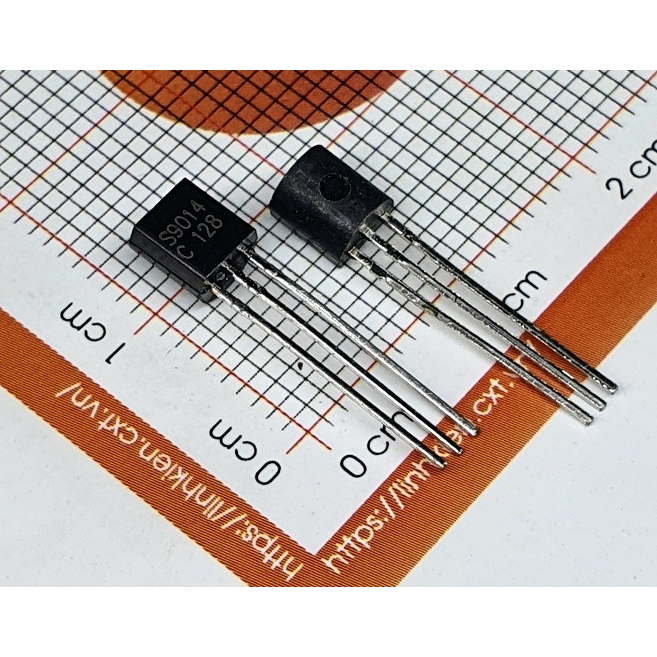 S9014 NPN Transistor 0.5A 40V TO-92 (gói 10 chiếc)