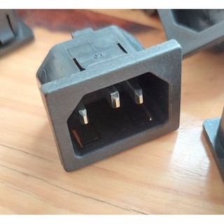 Jack nguồc AC 3 chân.10A-250V. (Ổ cắm nguồn AC 3 chân).