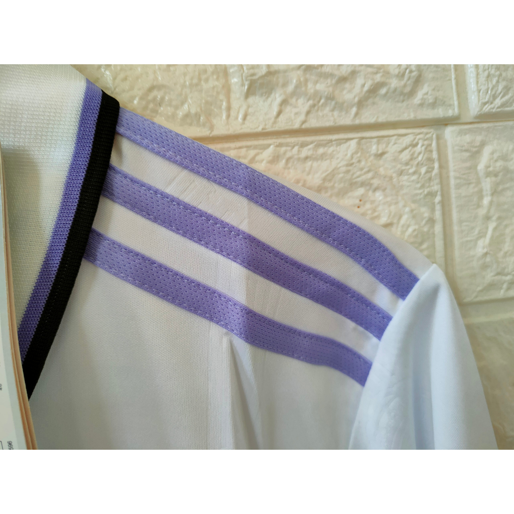 Bộ quần áo thun cao cấp Real Madrid 20/21 Trắng