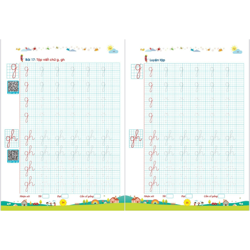 Sách - Bé Tập Viết Chữ Và Số (Dành Cho Trẻ 5-6 Tuổi) - Ứng Dụng Quét Mã QR