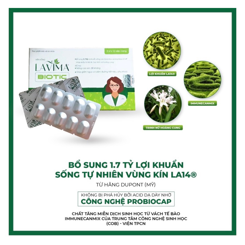 Viên uống Lavima Biotic
