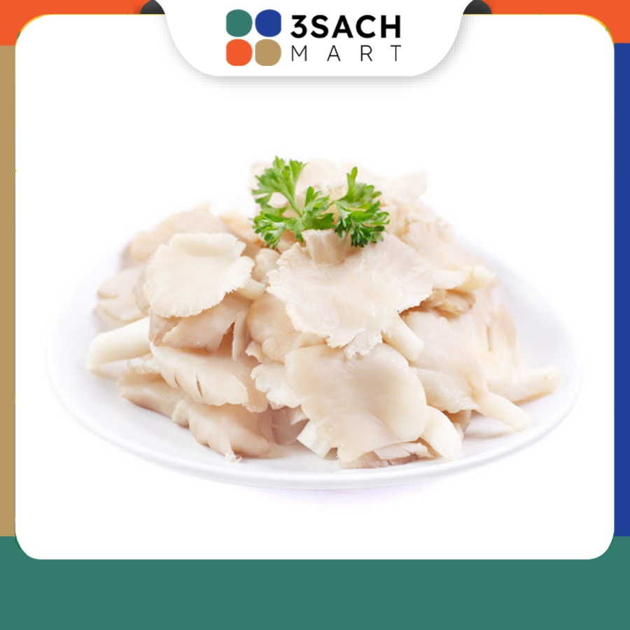 Nấm Bào Ngư Trắng Nấm Sò (Khay 200g)