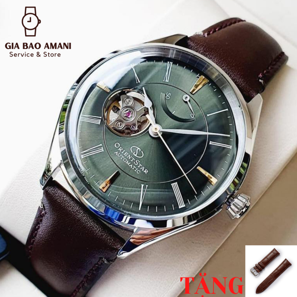 Đồng Hồ Nam ORIENT STAR CLASSIC OPEN HEART RE-AT0202E00B Chính Hãng Tặng Dây Da Cao Cấp