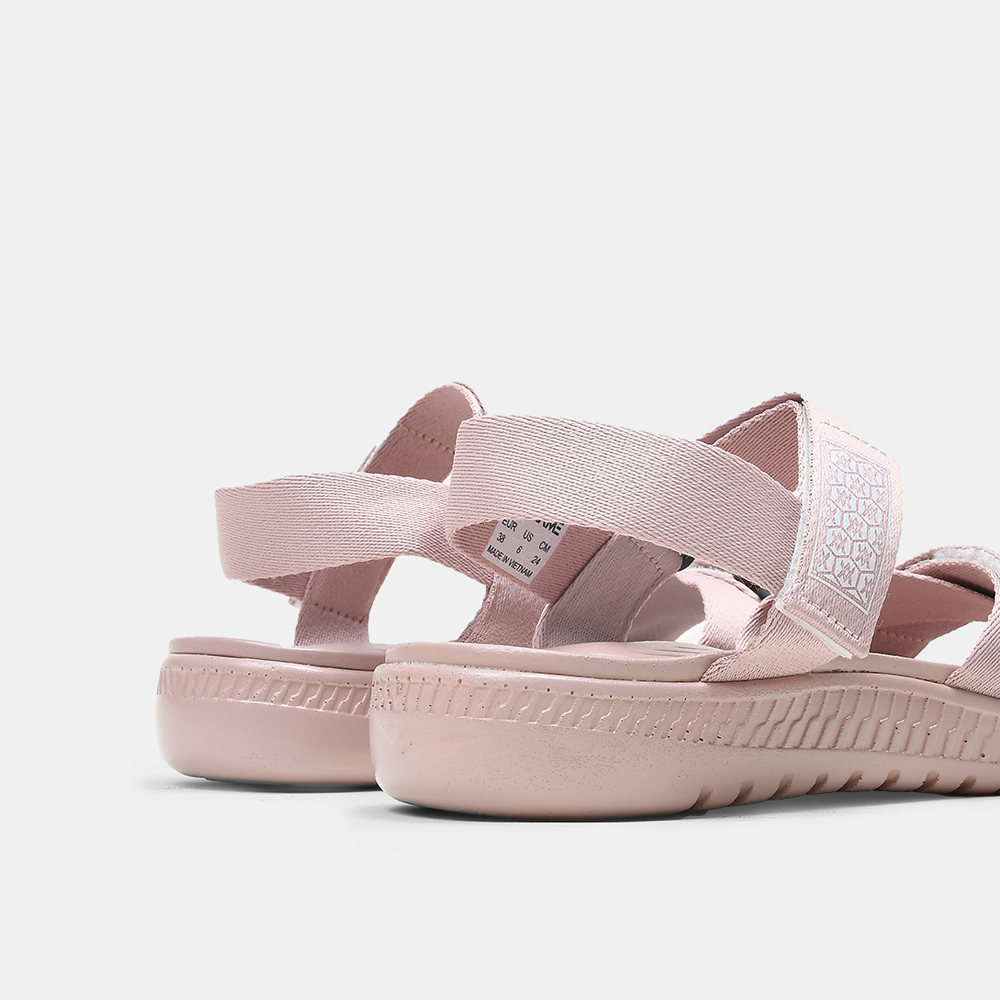 Giày sandal nữ đi học quai chéo đế bằng đẹp BQ SD W004