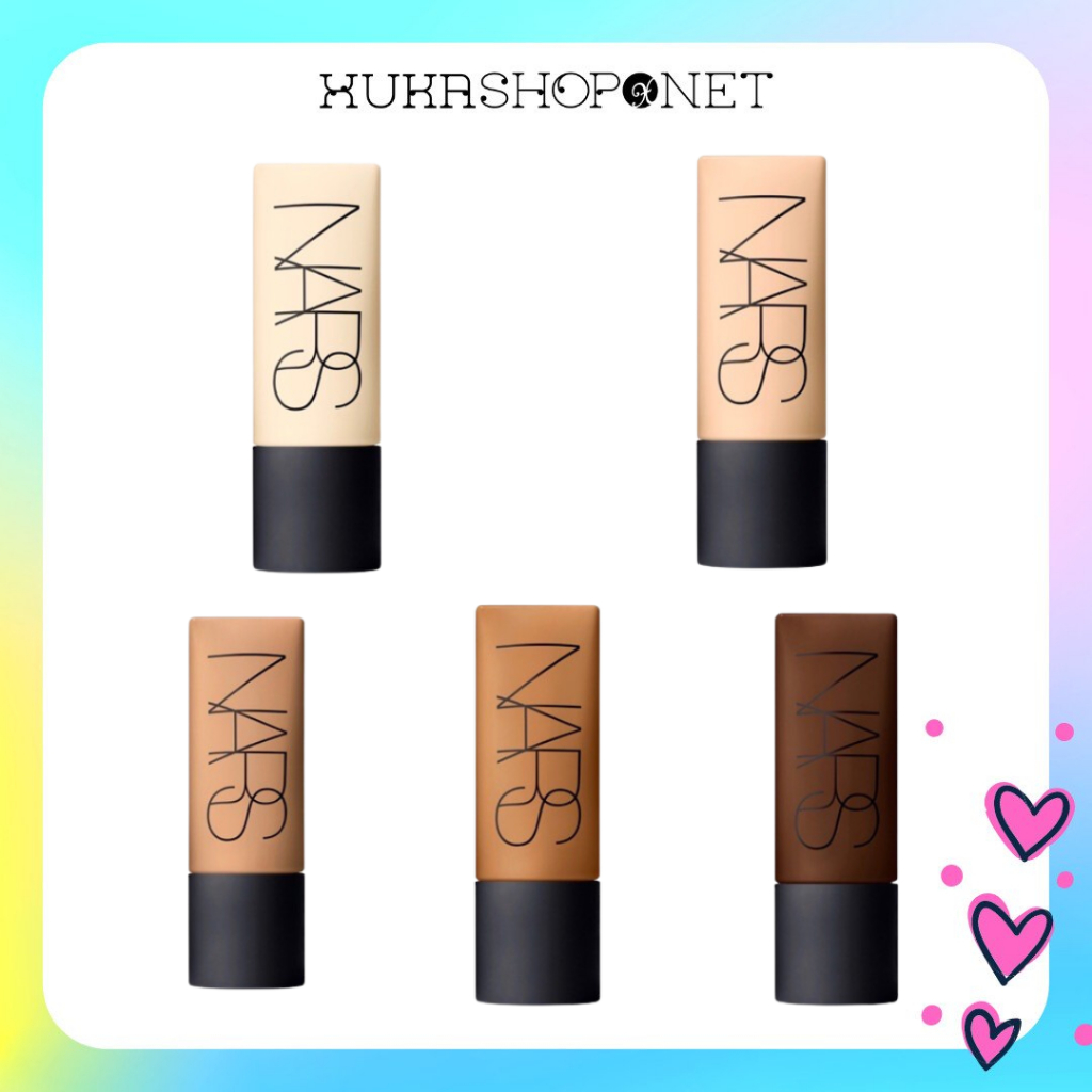 Kem nền Nars Soft Matte Complete Foundation chất kem lỏng, mềm mịn suốt cả ngày 45ml