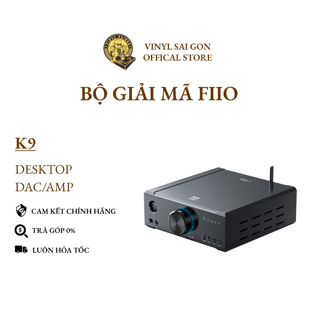 Bộ Giải Mã Desktop Dac/Amp FiiO K9 - Bảo Hành Chính Hãng 12 Tháng