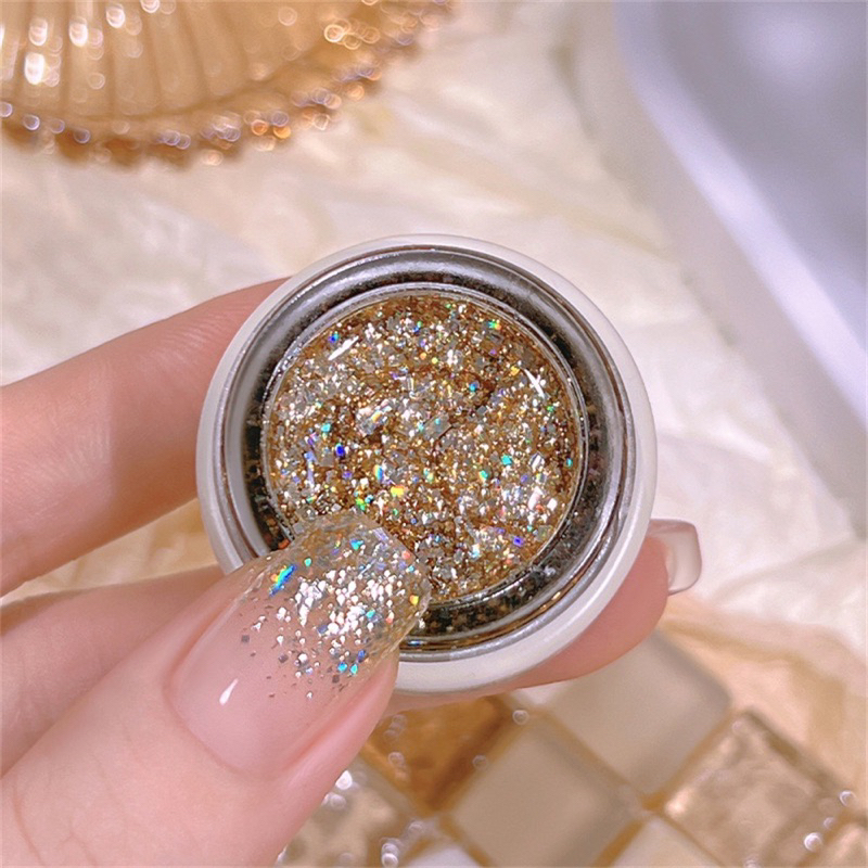 Gel nhũ tia chớp HeYu siêu sáng sơn móng tay nail