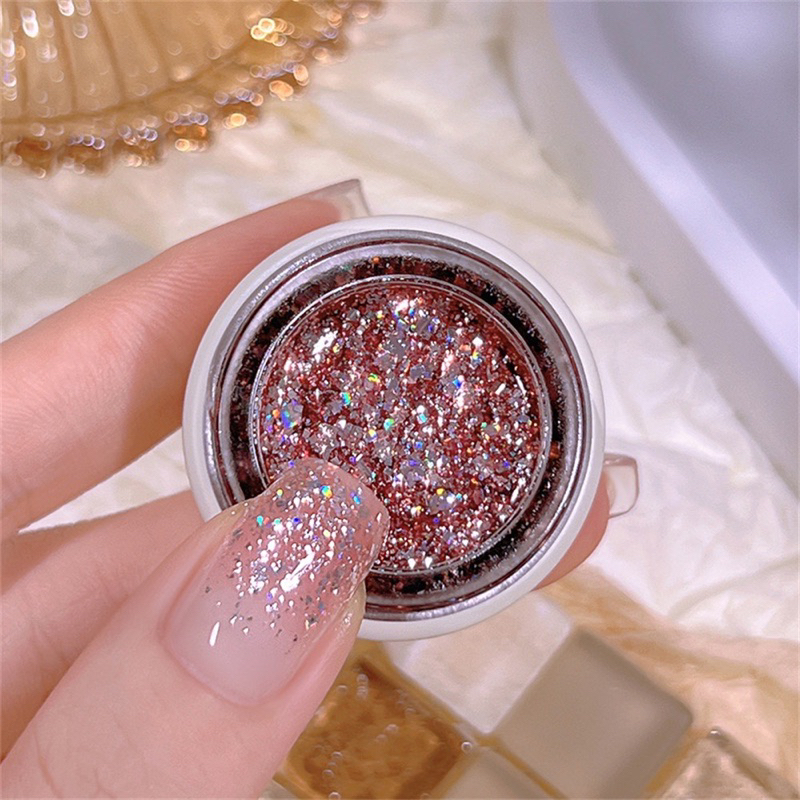 Gel nhũ tia chớp HeYu siêu sáng sơn móng tay nail