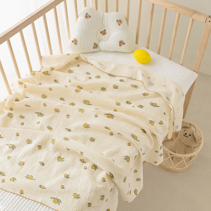 Khăn tắm cho bé muslin 2 lớp sợi tre mềm mại cho bé sơ sinh size lớn 100 x 110 cm