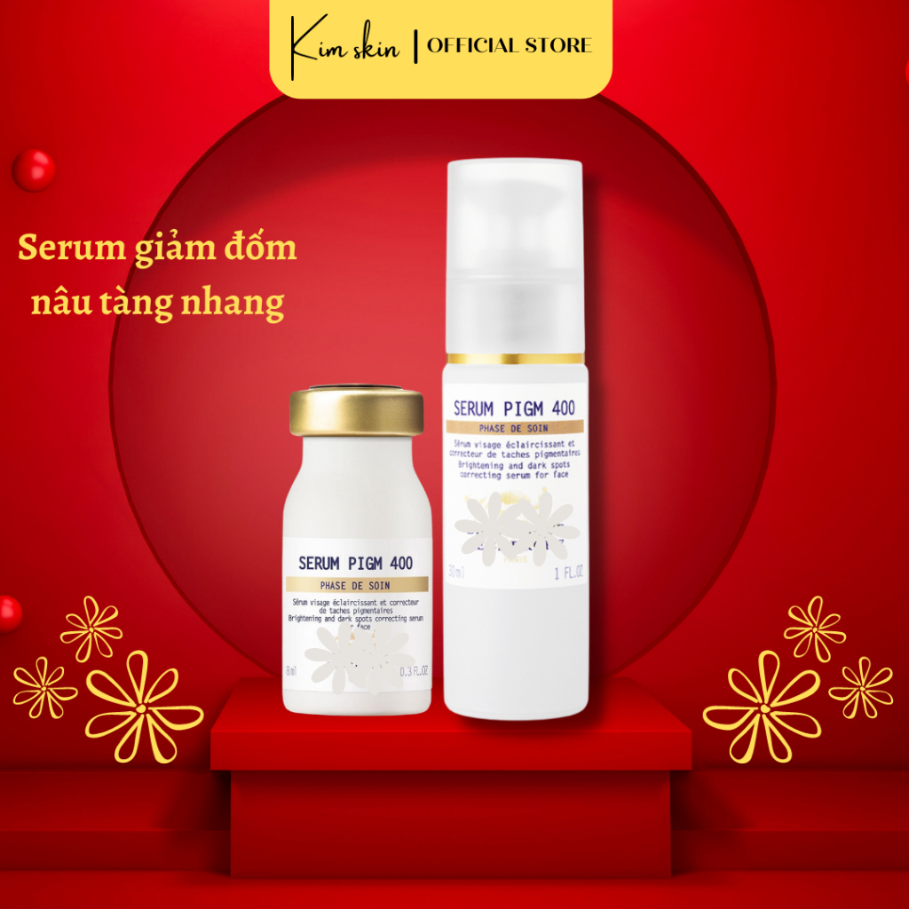 Serum PIGM400 tinh chất giúp làm sáng da mờ nám tàng nhang