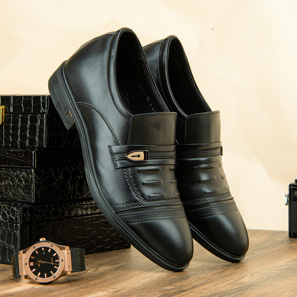 Giày da nam chất liệu da bo 100% mã giày Lex04