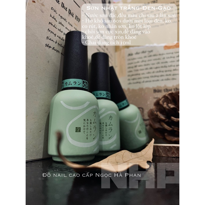 Sơn Nhật Trắng-Đen-Nước gạo