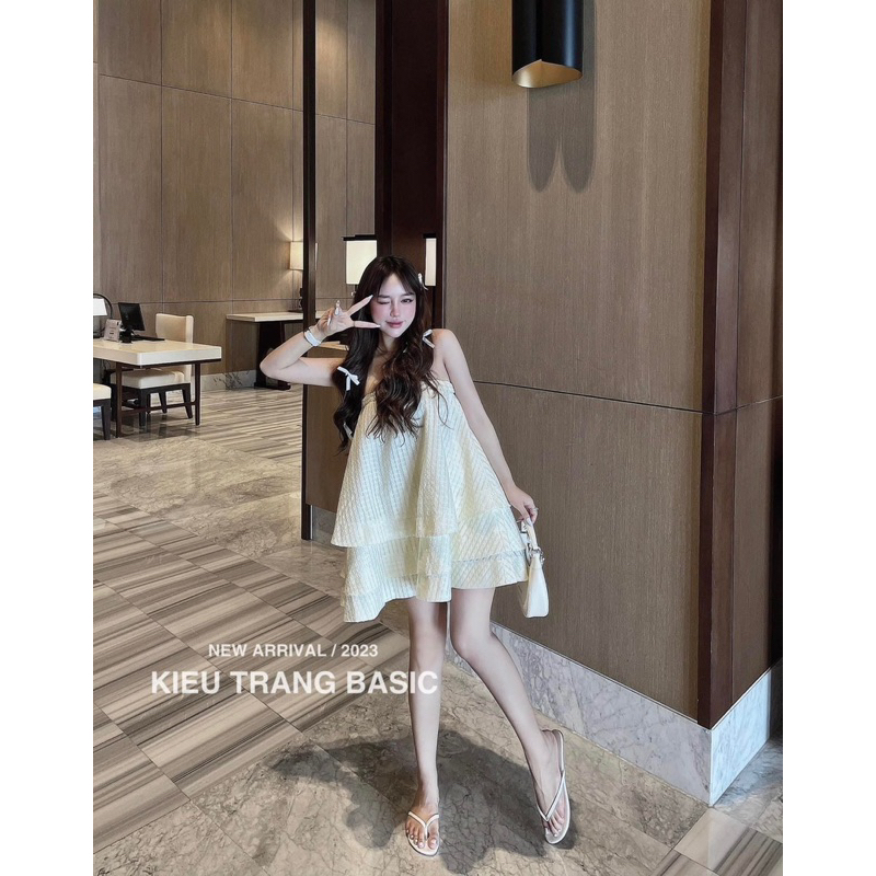 Sét áo quây tầng dáng xoè