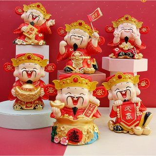 06 mẫu tượng Thần Tài may mắn size 14cm