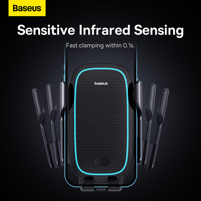 Đế Giữ Điện Thoại Tích Hợp Sạc Không Dây Baseus Milky Way Pro Series Wireless Charging Electric Car Mount Phone Holder