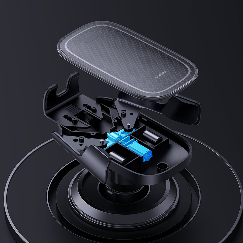 Đế Giữ Điện Thoại Tích Hợp Sạc Không Dây Baseus Milky Way Pro Series Wireless Charging Electric Car Mount Phone Holder