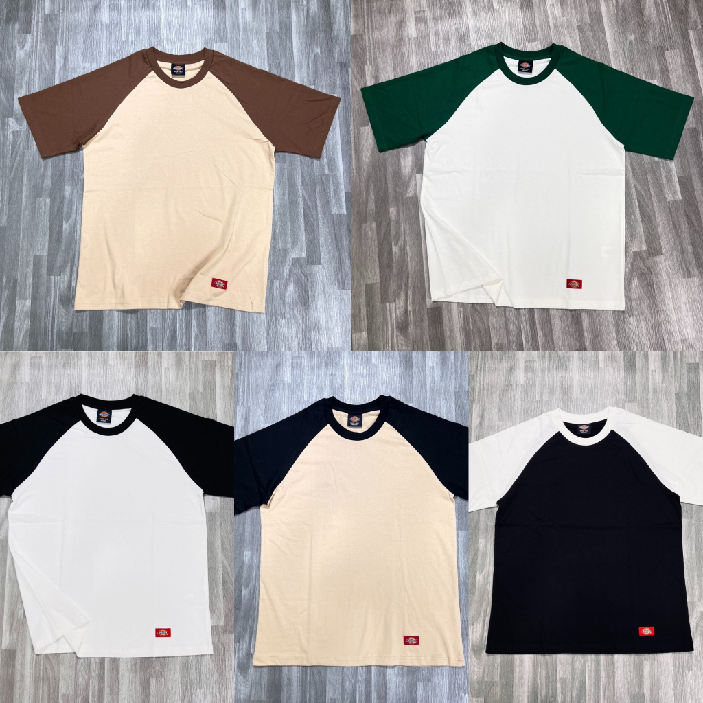 Tshirt raglan dickies - Áo Thun Dickies basic Nam Nữ