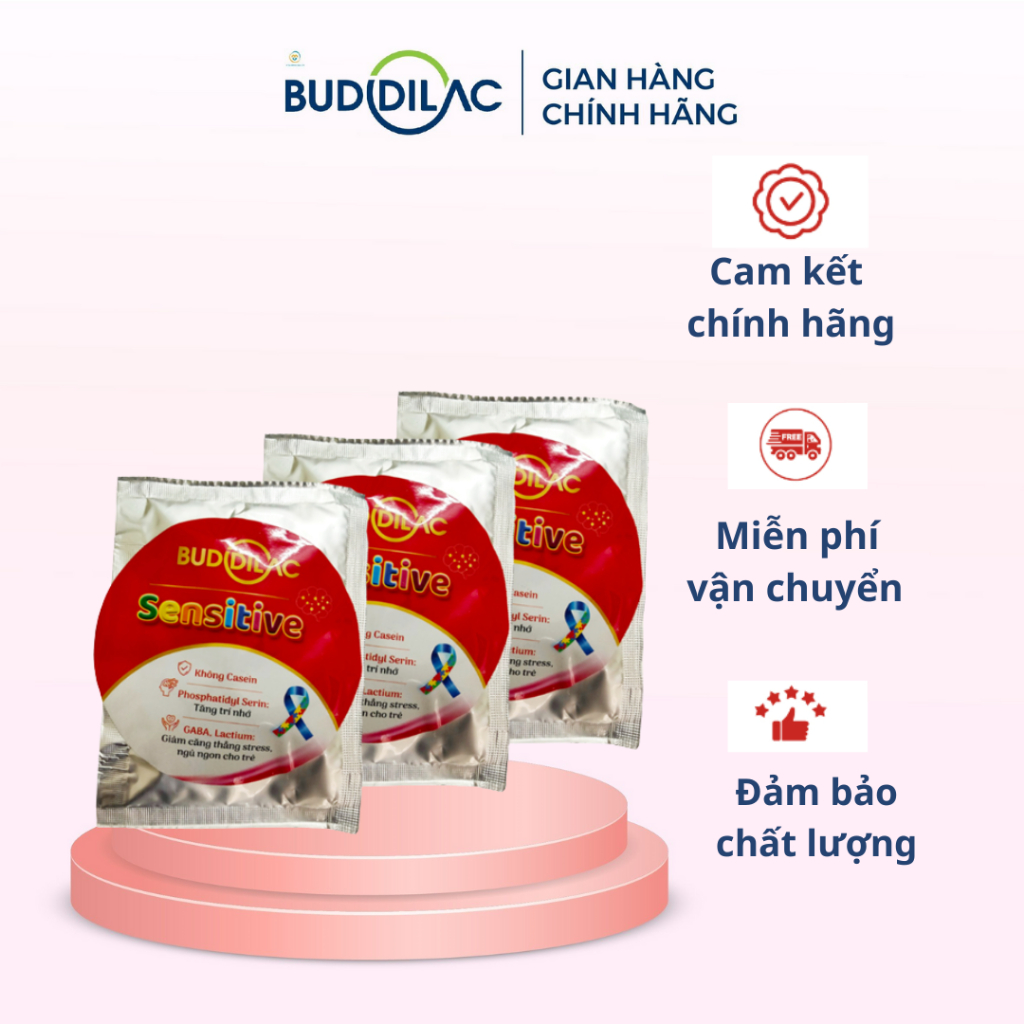 Gói sữa dùng thử Buddilac Baby, Buddilac Pedia, Buddilac Sensitive, Buddilac IQ, Buddilac Grandsure