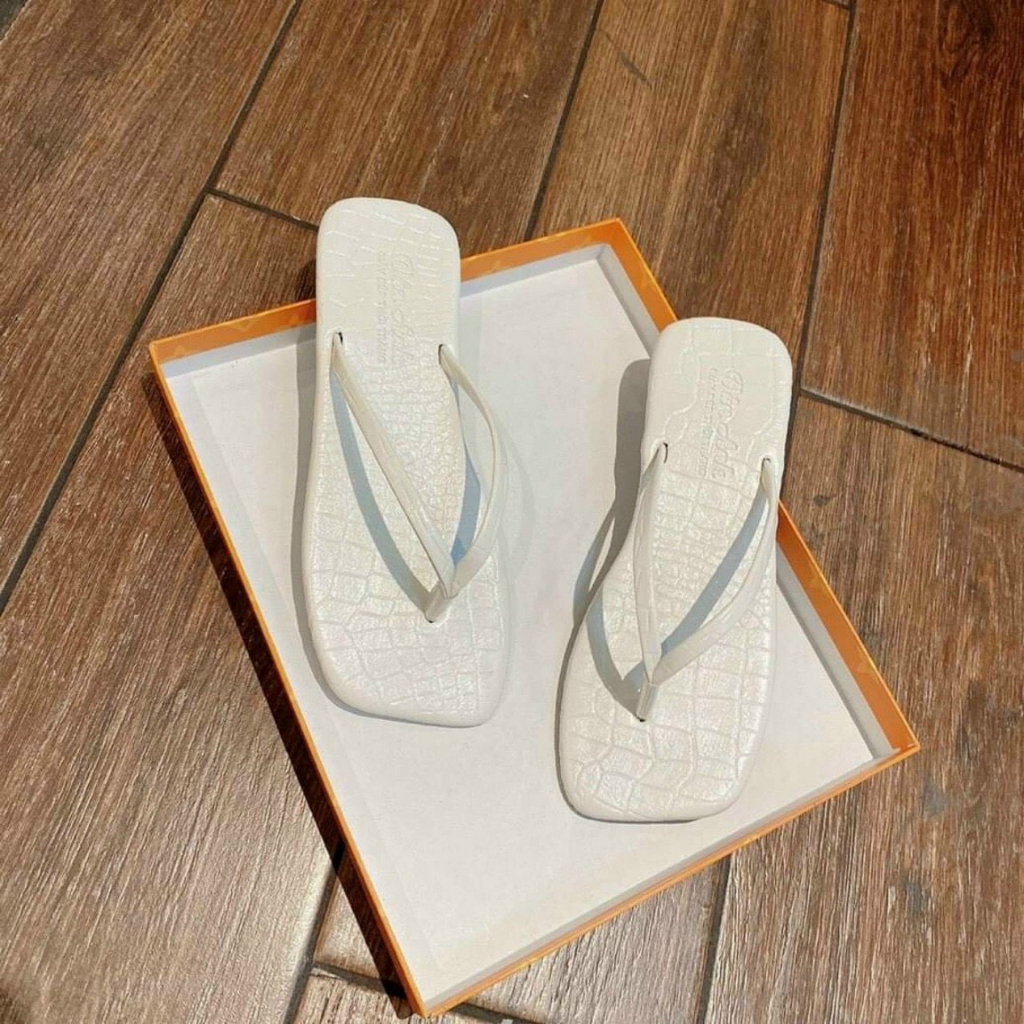 Dép kẹp da rắn thời trang hè