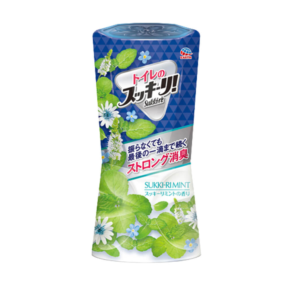 Hộp Khử Mùi Phòng Vệ Sinh Earth Sukki-Ri Nhật Bản Hương Bạc Hà