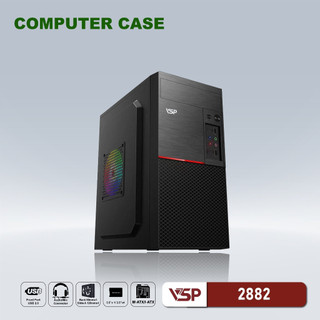 Vỏ máy tính | vỏ case máy tính vsp 2882 - hàng chính hãng