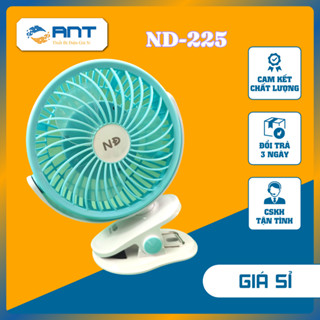  Quạt sạc tích điện pin trâu quạt kẹp có nút chỉnh tốc độ gió FT-910 