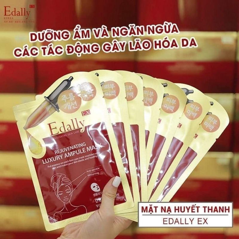 Mặt Nạ Huyết Thanh Edally Hàn Quốc dành cho da lão hoá Nám sạm
