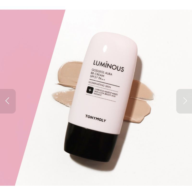 Kem Nền Sáng Da Kiêm Chống Nắng Tonymoly Luminous Goddess Aura BB Cream 45g