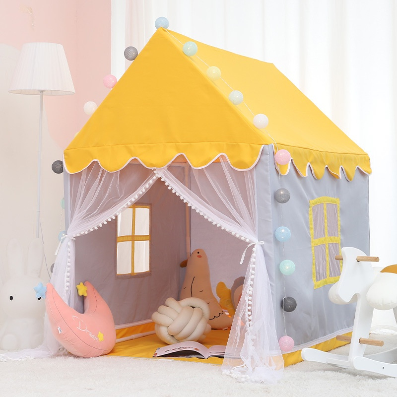 Lều hoa trẻ em Ngôi nhà trò chơi Bé trai bé gái Đồ chơi lều lâu đài công chúa