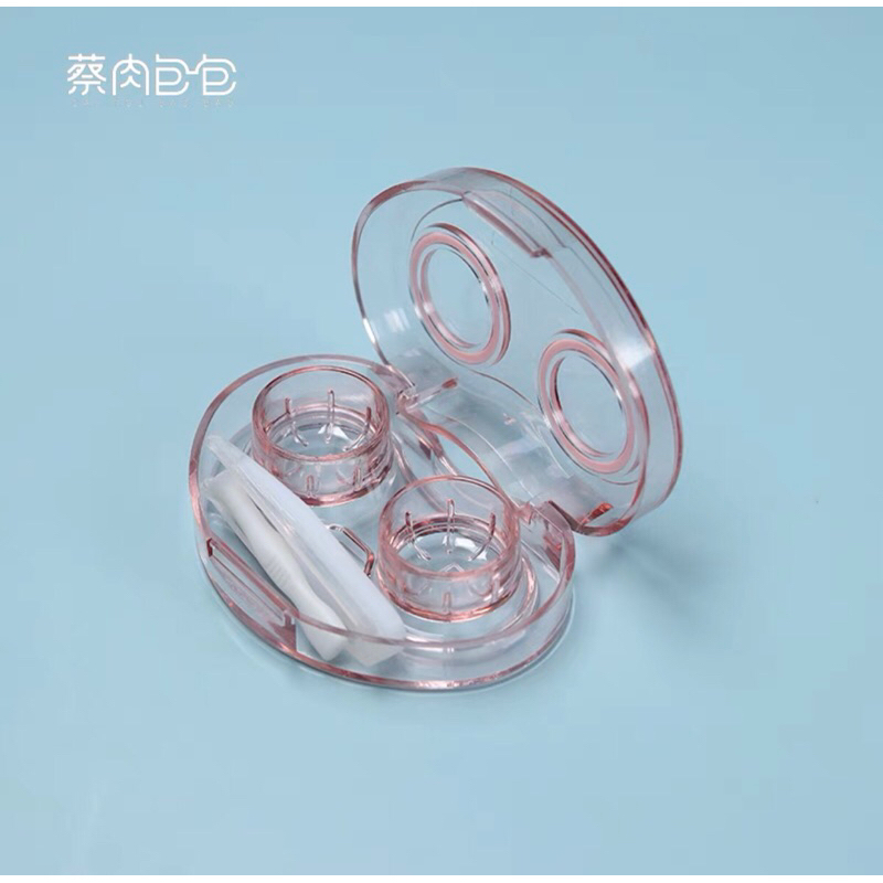 YINNIE  BỘ KHAY LENS KHÔNG CẦN VẶN NẮP TRÁI TIM PASTEL PHALE