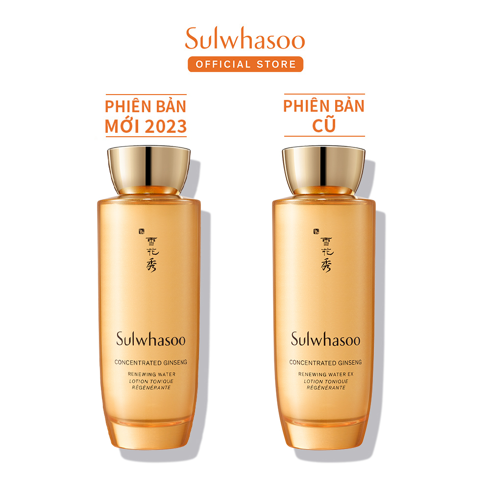 Nước dưỡng ẩm Nhân sâm ngăn ngừa lão hóa 150ml - Sulwhasoo Concentrated Ginseng Renewing Water 150ml