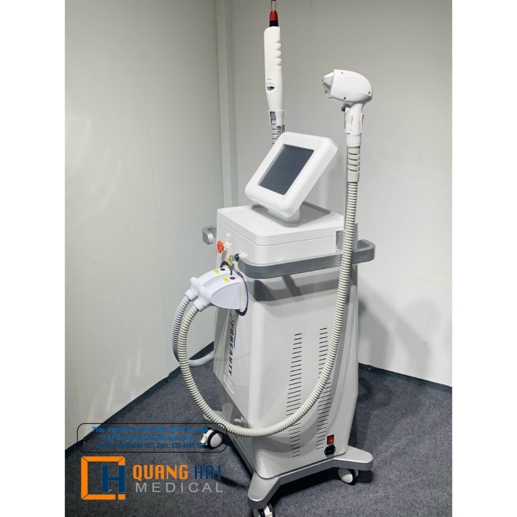 Máy triệt lông 2in1 Diode Laser FQ Beauty 808nm