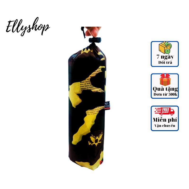 Võng dù rằn ri thái 2 lớp/ TẶNG KÈM 4 MET DÂY. Kích thước 1M4x2M2