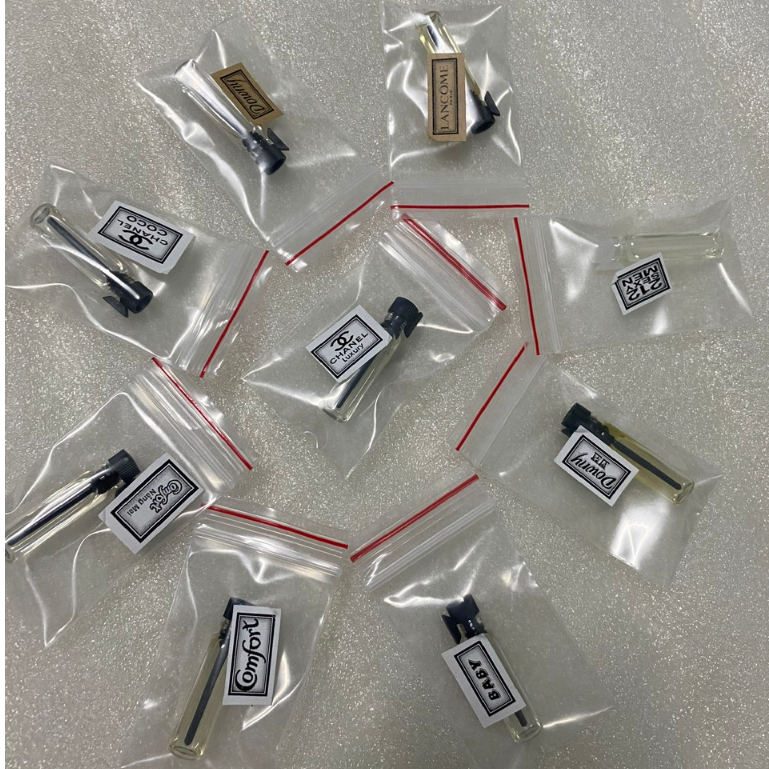 Mẫu test 1ml các loại hương