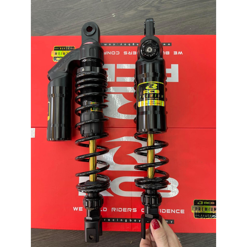 Phuộc RCB VD đen ti vàng cho xe SH125/150/160
